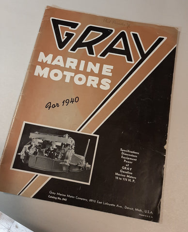 Gray Marine Motors for 1940