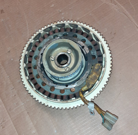 378337 OMC stator and flywheel 580398 from 90HP 1965 Johnson