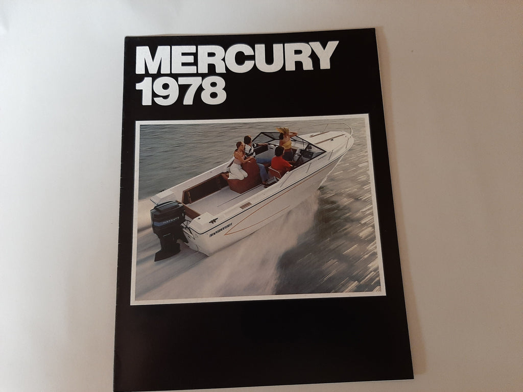 1978 Mercury outboard sales brochure perfect 15 pages