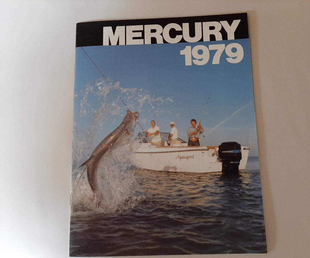 1979 Mercury outboard sales brochure, near perfect 31 pages