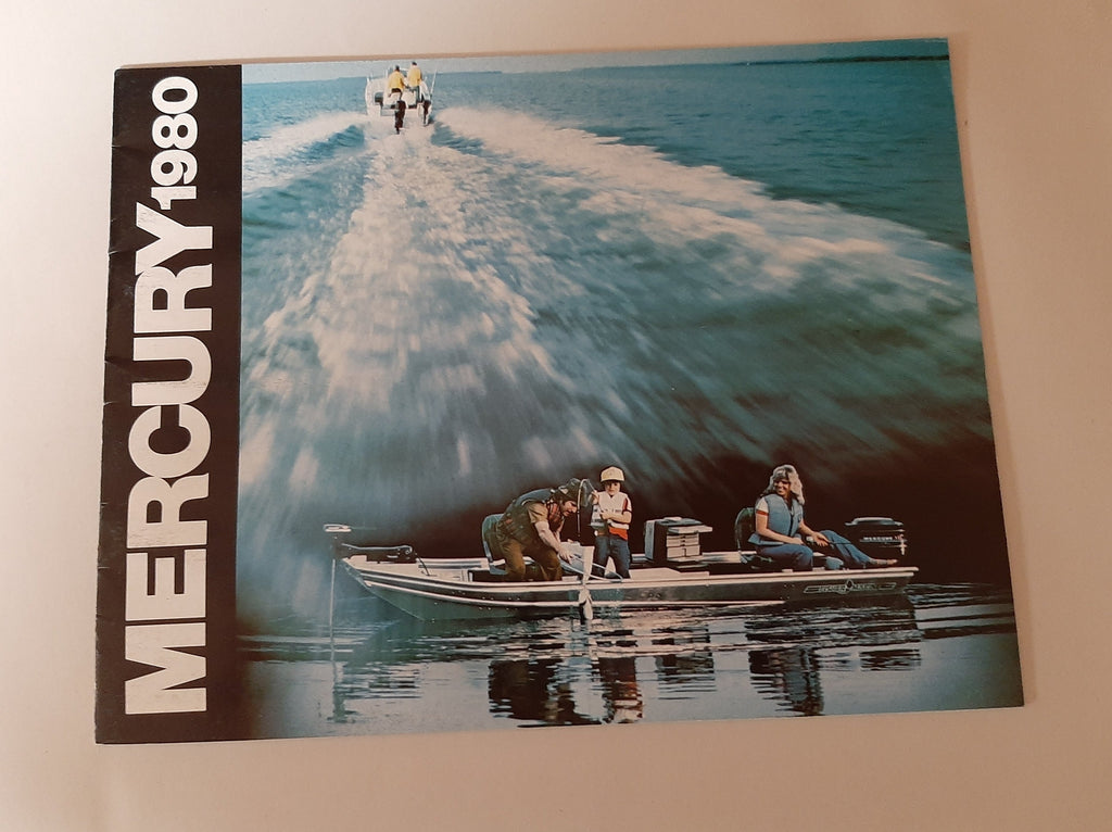 1980 Mercury outboard sales brochure 31 pages near perfect