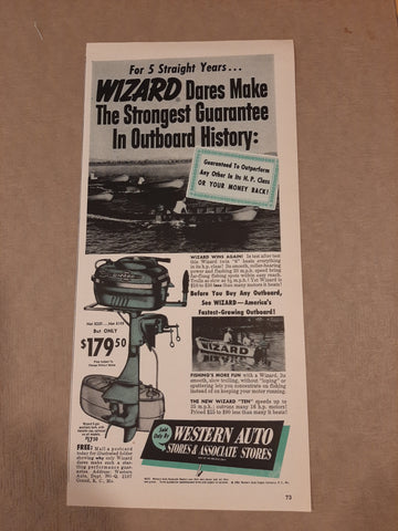 Western Auto Wizard outboard