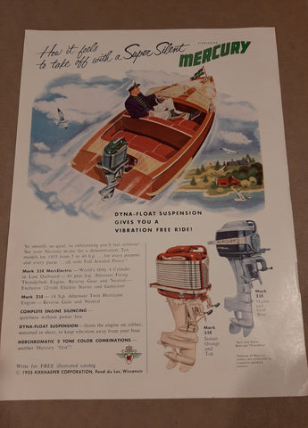 1955 Mercury Outboard Mark 55 ad