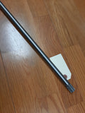 379875, drive shaft standard short for 35 HP OMC 1957-59, was 305267, very good used 27.5 " OAL