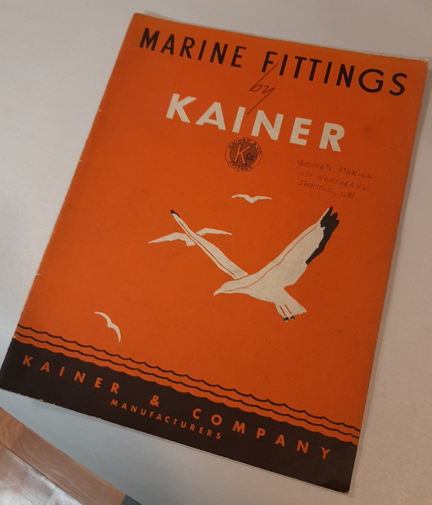 Kainer Marine Fittings 1940's catalog