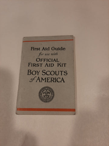 Boy Scouts of America First Aid Guide 1928