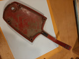 1957 Mark 25 front face plate good used red with emblem 158-1074 (SOLD)