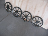 Antique Buggy wheels (set of four) 90+ years old 10.5 " diameter