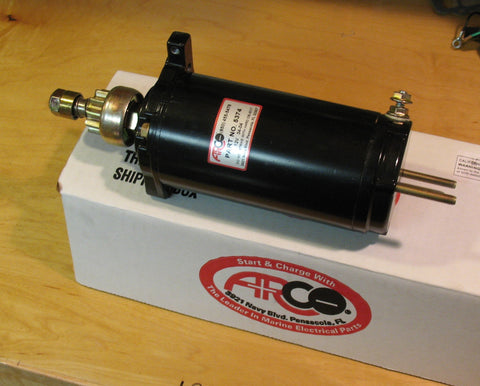 Starter motor, Arco 5374 replaces Merc 50-31976, 50-37274A4, 50-58788A3, 50-67341
