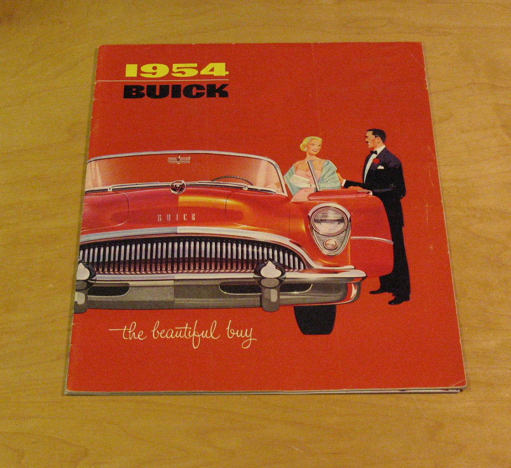 Buick 1954 Sales Brochure Excellent