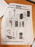 Mercury KG9 parts list, good reproduction