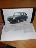 1973 Citroen Brochure, shows 6 models French text