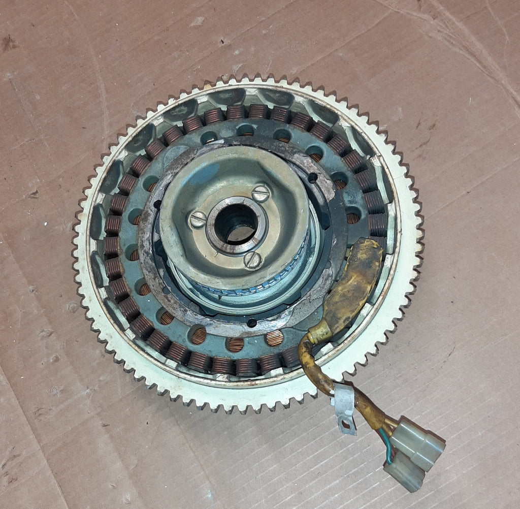 378337 OMC stator and flywheel 580398 from 90HP 1965 Johnson