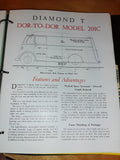 Diamond T Motor Trucks original 1940 salesman's note book rare find