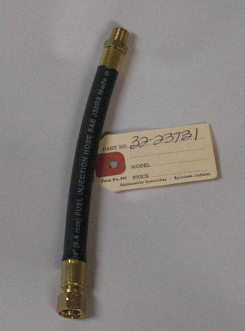 32-23731 - Fuel Line pump to adapter with brass fittings, MK25   7 1/8" OAL