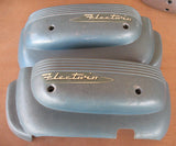 Evinrude Fleetwin 7.5hp lower cowl set, good USED condition as pictured from 1953 model 7512
