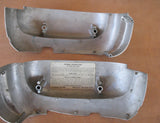 Evinrude Fleetwin 7.5hp lower cowl set, good USED condition as pictured from 1953 model 7512