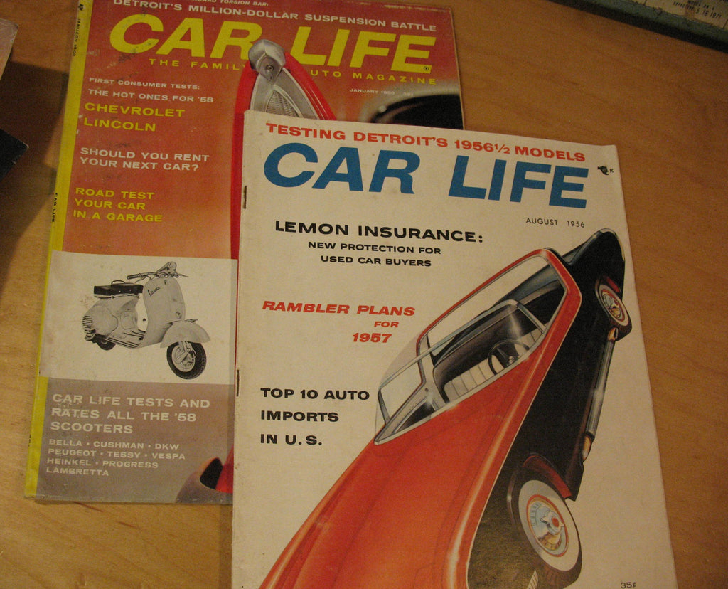 car life magazine. Condition is "Good". Shipped with USPS First Class. January 1958 and august 1956
