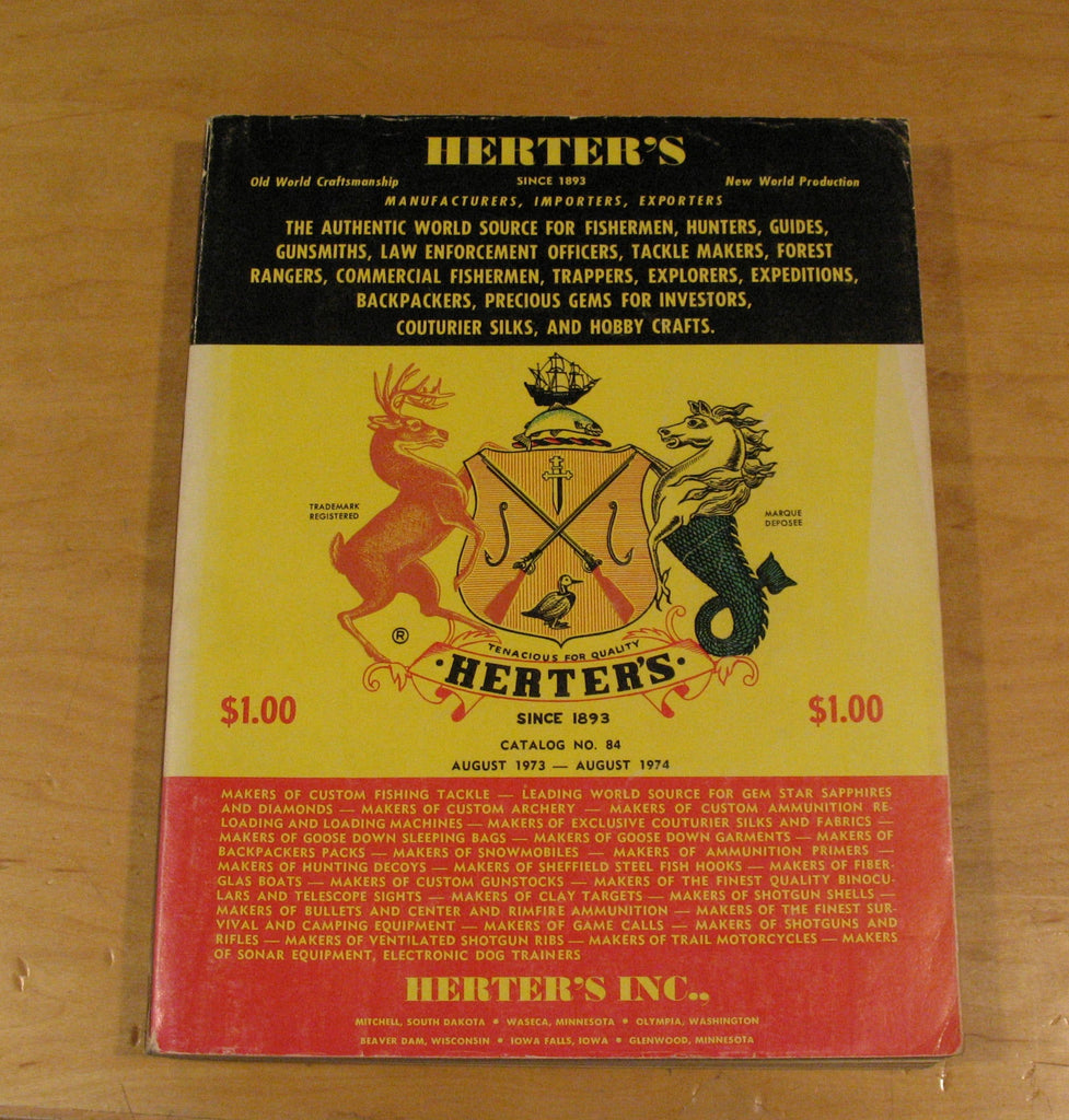 Herters Catalog # 84 Excellent condition through out