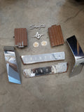 Evinrude Starflite 1958 50hp V4 Hood trim good condition as shown